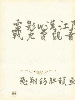 电影w汉江阻击战免费观看封面