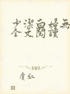 少洁白妇无删减全文阅读