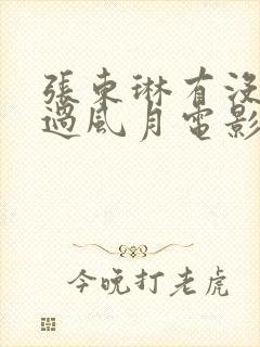 张东琳有没有演过风月电影