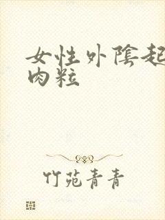 女性外阴起小红肉粒