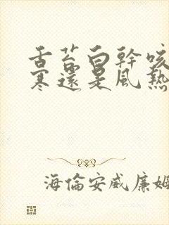 舌苔白干咳是风寒还是风热