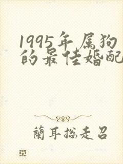 1995年属狗的最佳婚配表