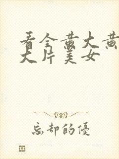 看全黄大黄大色大片美女封面