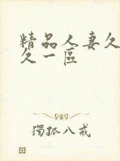 精品人妻久久久久一区