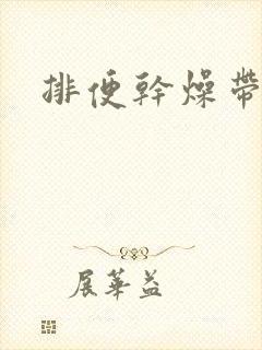 排便干燥带血封面