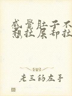 感觉肚子不舒服想拉屎却拉不出来怎么回事封面