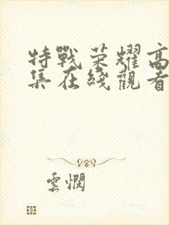 特战荣耀高清全集在线观看