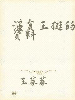 演员王挺的个人资料