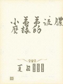 小弟弟流脓是什么样的