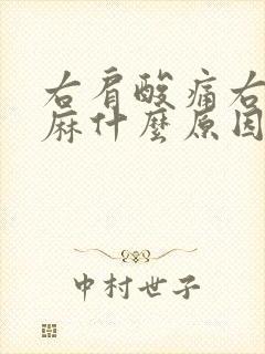 右肩酸痛右手发麻什么原因