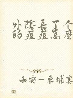 外阴长了个硬硬的痘痘怎么回事