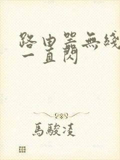 路由器无线的灯一直闪