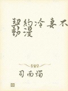 契约冷妻不好惹动漫