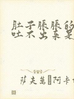 肚子胀胀的想吐吐不出来是怎么回事