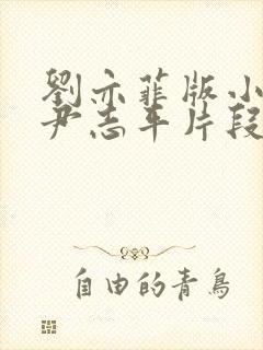 刘亦菲版小龙女尹志平片段