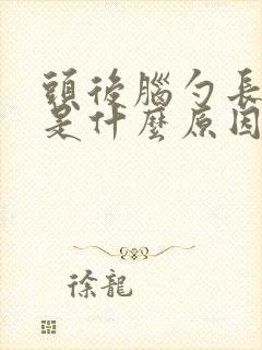 头后脑勺长白发是什么原因封面