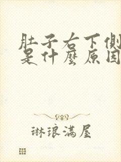 肚子右下侧疼痛是什么原因女性