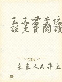 王正君李依然小说免费阅读