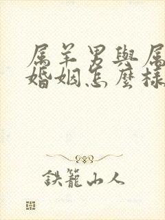 属羊男与属羊女婚姻怎么样