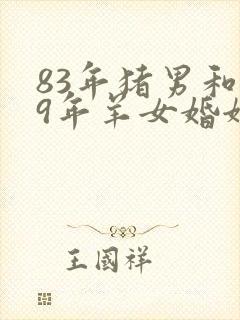 83年猪男和79年羊女婚姻好吗