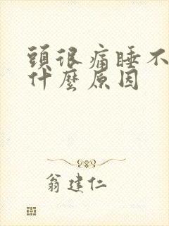 头很痛睡不着觉什么原因封面