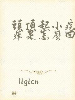 头顶起小疙瘩还痒是怎么回事?