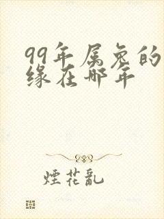 99年属兔的姻缘在哪年