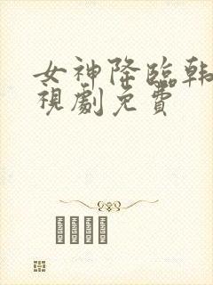 女神降临韩剧电视剧免费封面