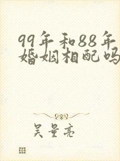 99年和88年婚姻相配吗