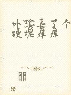 外阴长了个大痘硬块痒痒封面