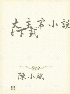 大主宰小说txt下载封面