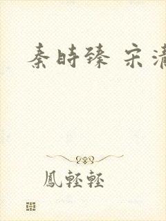 秦时臻 宋清欢封面