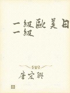一级欧美日韩片一级