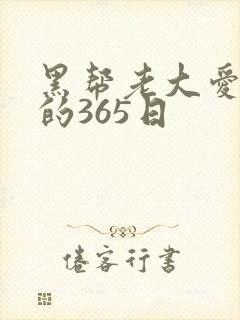 黑帮老大爱上我的365日封面
