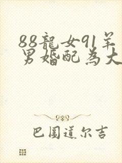 88龙女91羊男婚配为大忌