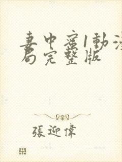 妻中蜜1动漫结局完整版