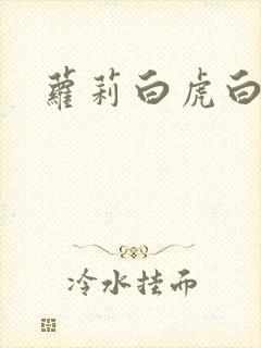 萝莉白虎白丝