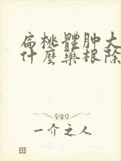 扁桃体肿大要吃什么药根除