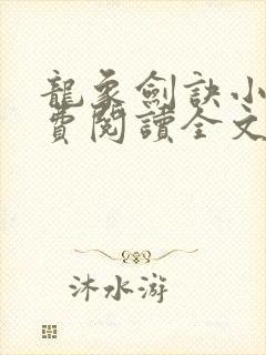 龙象剑诀小说免费阅读全文