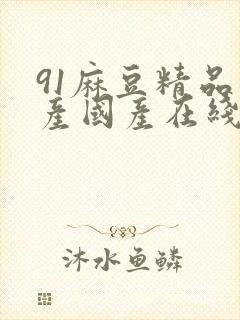 91麻豆精品自产国产在线