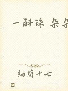 一斛珠 朵朵舞封面