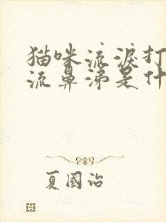 猫咪流泪打喷嚏流鼻涕是什么原因