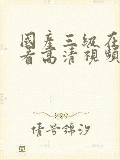 国产三级在线观看高清视频