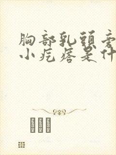 胸部乳头旁边的小疙瘩是什么