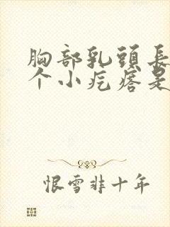 胸部乳头长了一个小疙瘩是什么情况