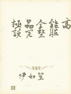 极品全能高手小说完整版