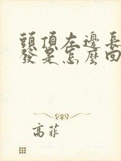 头顶左边长白头发是怎么回事