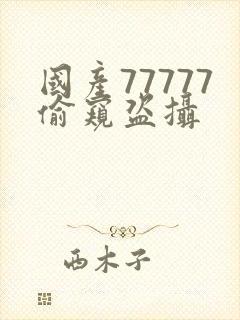 国产77777偷窥盗摄