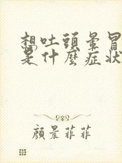 想吐头晕冒虚汗是什么症状