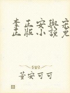 李正安与宋思雅正版小说免费阅读封面